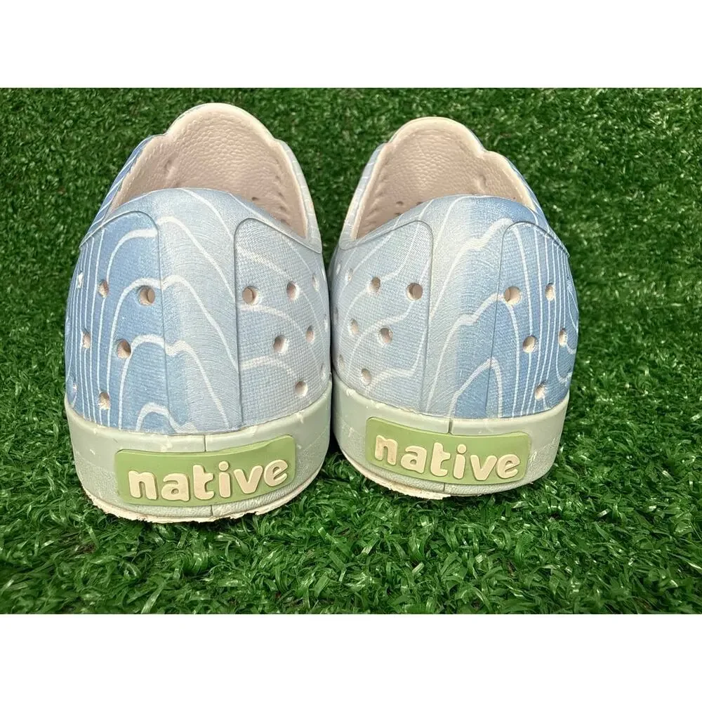 Native Jefferson Slip On Kids Water Shoes Blue Size C12 Lightweight Comfortable